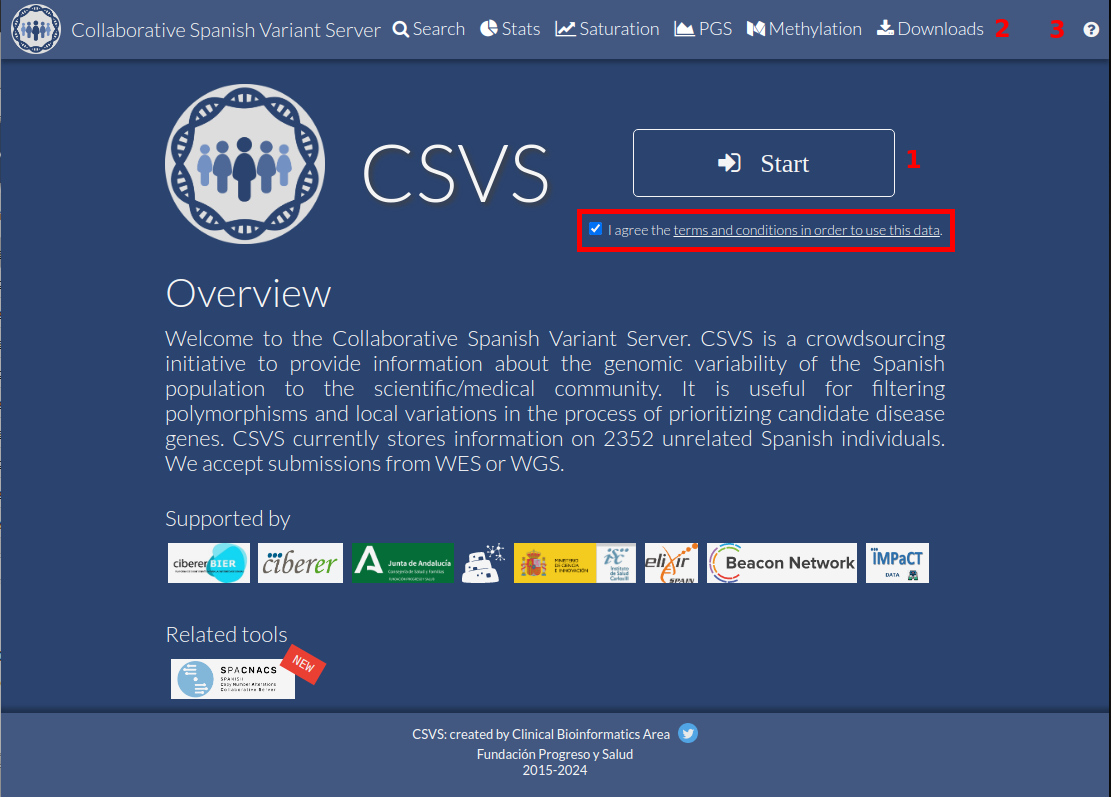 CSVS start