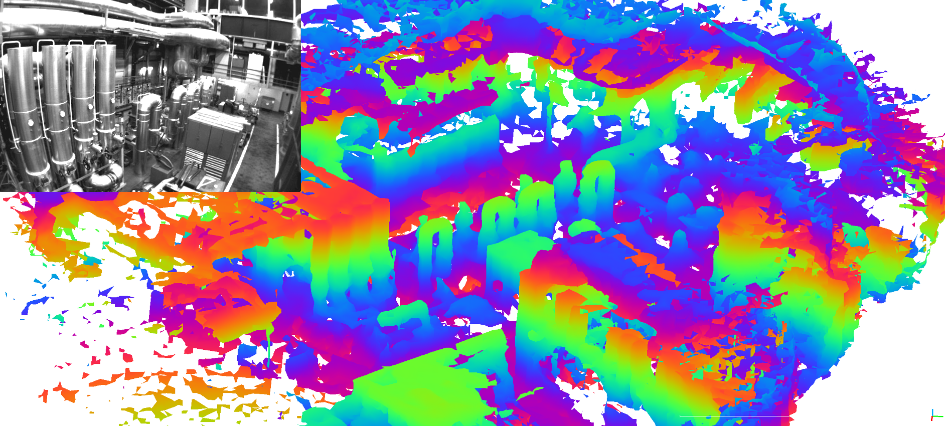 EuRoC consistent 3D reconstruction